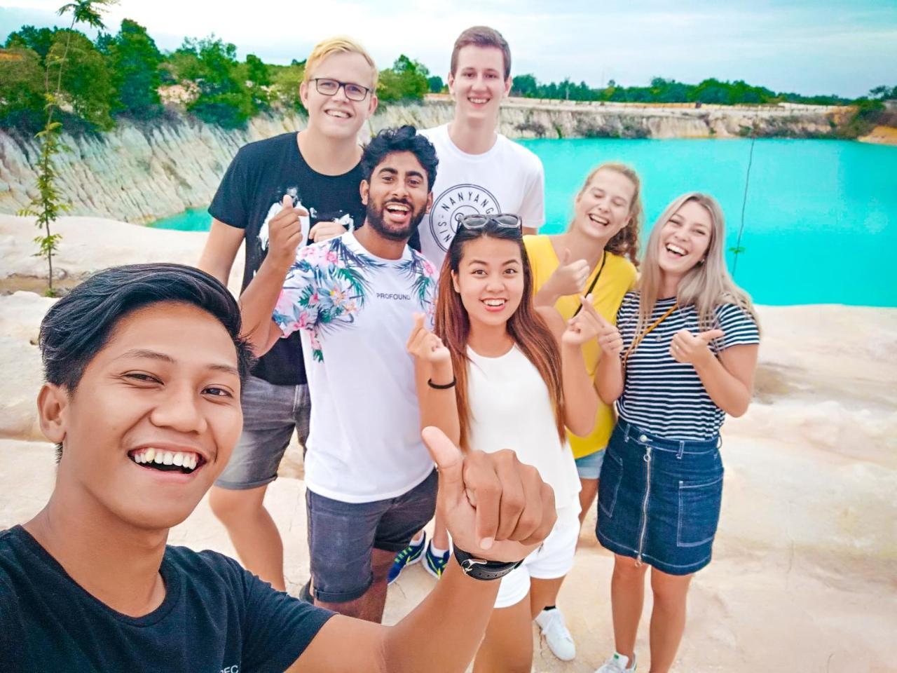 Auberge de jeunesse Beanbag Bintan Backpacker à Kangkakawal Extérieur photo